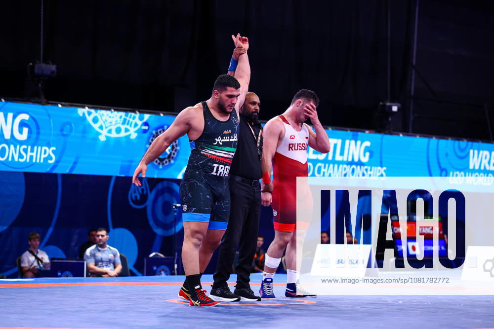 U20 World Championships, 125 kg Freestyle: Abolfazl Mohammad Mohammad Nezhad (IRI) def. Soslan Gabuev (RUS)