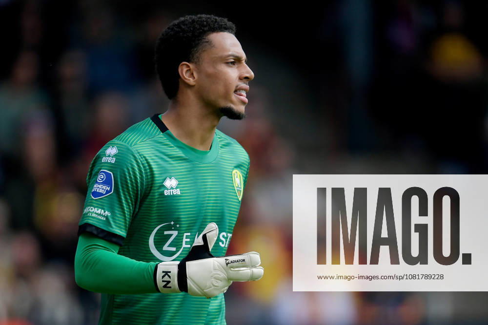 2026-08-23 Go Ahead Eagles v ADO Den Haag - VriendenLoterij Eredivisie DEVENTER, NETHERLANDS - AUGUST 23: Kilian Nikiema of ADO Den Haag during the VriendenLoterij Eredivisie match between Go Ahead Eagles and ADO Den Haag at De Adelaarshorst on August 23, 2026 in Deventer, Netherlands. Deventer De Adelaarshorst Netherlands Content not available for redistribution in The Netherlands directly or indirectly through any third parties.