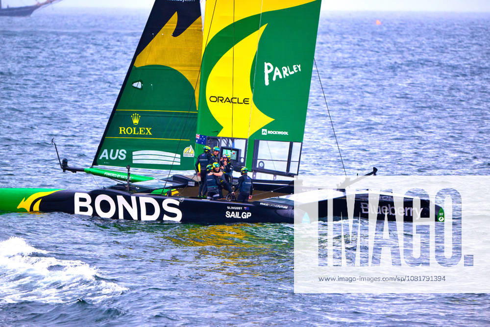 GER, Sail GP, Rockwool Germany Sail Grand Prix, Sassnitz, August 22–23, 2026, Germany, Saturday, August 23, 2026, Race Day 2, BONDS FLYING ROOS Sail GP Team Australia driver Tom Slingsby wins the final race, GER, Sail GP, Rockwool Germany Sail Grand Prix, Sassnitz, August 22–23, 2026, Germany, Saturday, August 23, 2026, Race Day 2,