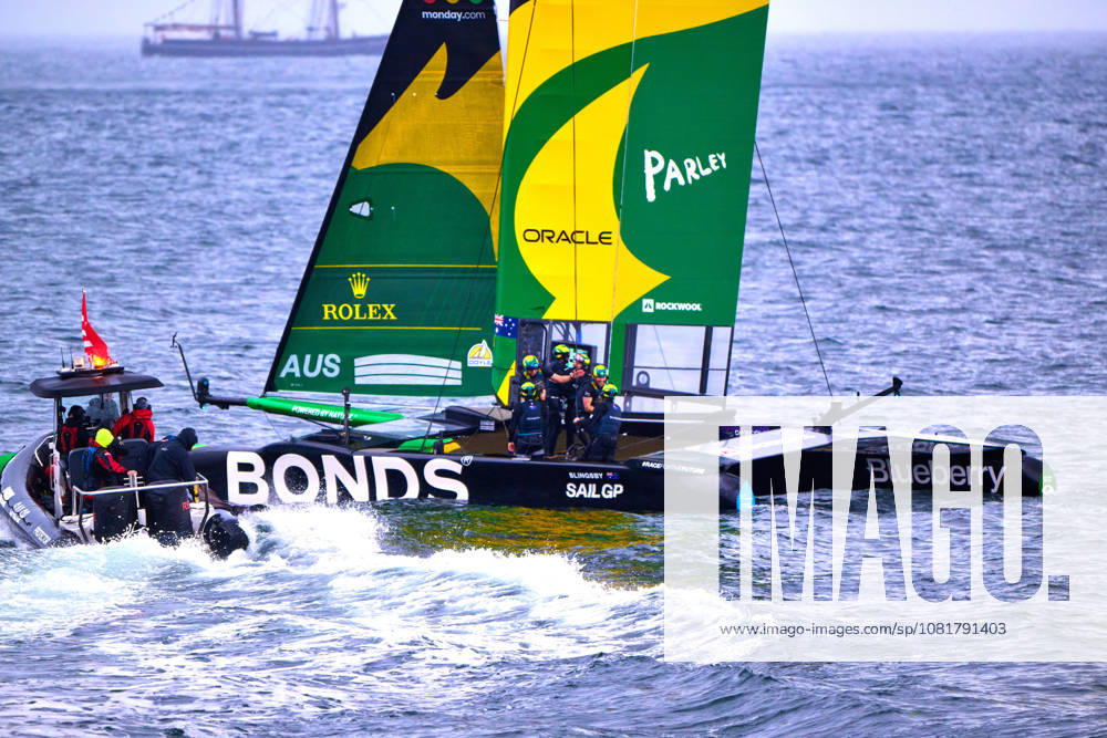 GER, Sail GP, Rockwool Germany Sail Grand Prix, Sassnitz, August 22–23, 2026, Germany, Saturday, August 23, 2026, Race Day 2, BONDS FLYING ROOS Sail GP Team Australia driver Tom Slingsby wins the final race, GER, Sail GP, Rockwool Germany Sail Grand Prix, Sassnitz, August 22–23, 2026, Germany, Saturday, August 23, 2026, Race Day 2,