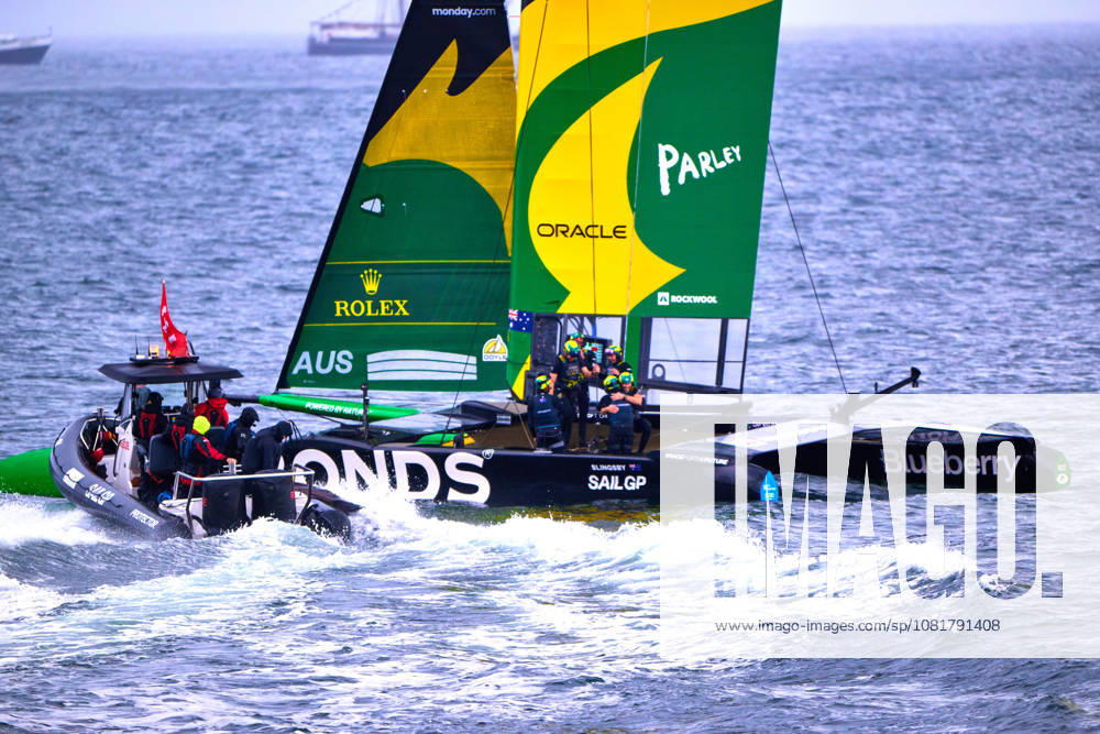 GER, Sail GP, Rockwool Germany Sail Grand Prix, Sassnitz, August 22–23, 2026, Germany, Saturday, August 23, 2026, Race Day 2, BONDS FLYING ROOS Sail GP Team Australia driver Tom Slingsby wins the final race, GER, Sail GP, Rockwool Germany Sail Grand Prix, Sassnitz, August 22–23, 2026, Germany, Saturday, August 23, 2026, Race Day 2,