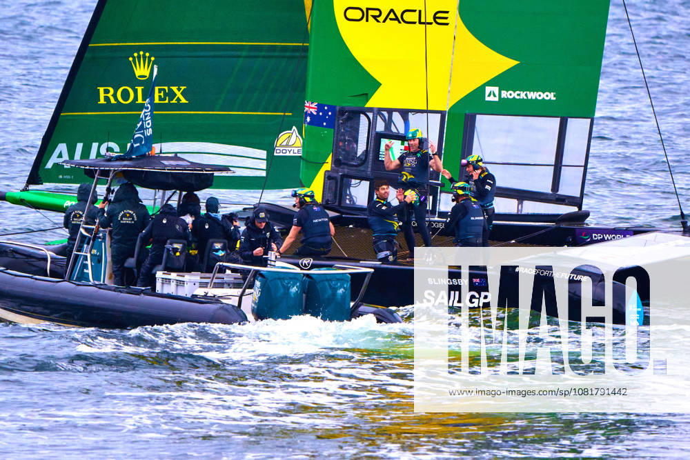 GER, Sail GP, Rockwool Germany Sail Grand Prix, Sassnitz, August 22–23, 2026, Germany, Saturday, August 23, 2026, Race Day 2, BONDS FLYING ROOS Sail GP Team Australia driver Tom Slingsby wins the final race, GER, Sail GP, Rockwool Germany Sail Grand Prix, Sassnitz, August 22–23, 2026, Germany, Saturday, August 23, 2026, Race Day 2,