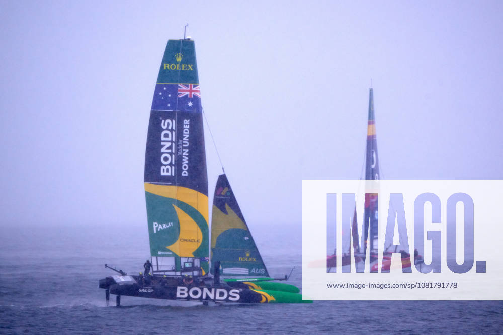 GER, Sail GP, Rockwool Germany Sail Grand Prix, Sassnitz, August 22–23, 2026, Germany, Saturday, August 23, 2026, Race Day 2, BONDS FLYING ROOS Sail GP Team Australia driver Tom Slingsby, LOS GALLOS Sail GP Team Spain driver Diego Botín, in the final race, GER, Sail GP, Rockwool Germany Sail Grand Prix, Sassnitz, August 22–23, 2026, Germany, Saturday, August 23, 2026, Race Day 2,
