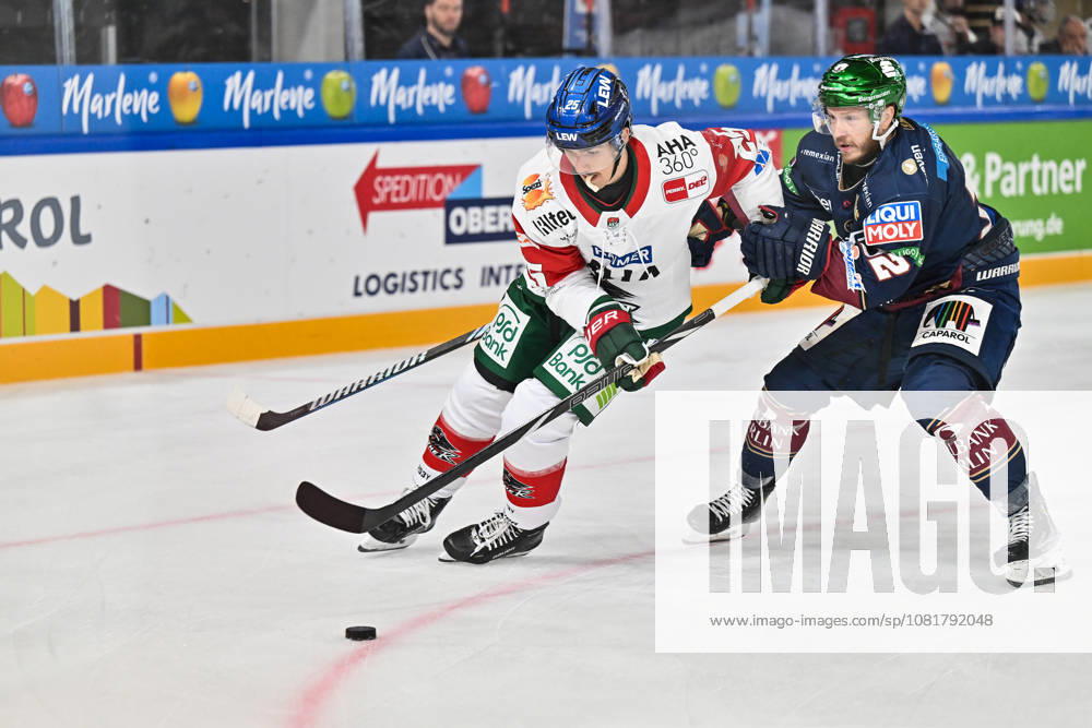 Dolomites Cup 2026: Eisbären Berlin vs. Augsburger Panther, August 23, 2026, NEUMARKT, ITALY, August 23, featuring Christian HANKE (Augsburger Panther, No. 25) and Eric MIC (Eisbären Berlin, No. 12) during the exhibition game between the Eisbären Berlin and the Augsburger Panther at the Dolomiten Cup in the Würth Arena in Neumarkt