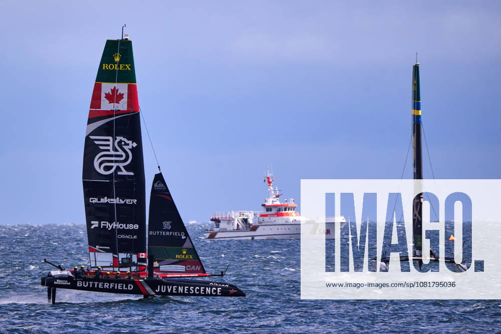 GER, Sail GP, Rockwool Germany Sail Grand Prix, Sassnitz, August 22–23, 2026, Germany, Saturday, August 23, 2026, Race Day 2, NORTHSTAR Sail GP Team Canada Driver Giles Scott, ARTEMIS Sail GP Team Sweden Driver Nathan Outteridge, GER, Sail GP, Rockwool Germany Sail Grand Prix, Sassnitz, August 22–23, 2026, Germany, Saturday, August 23, 2026, Race Day 2,
