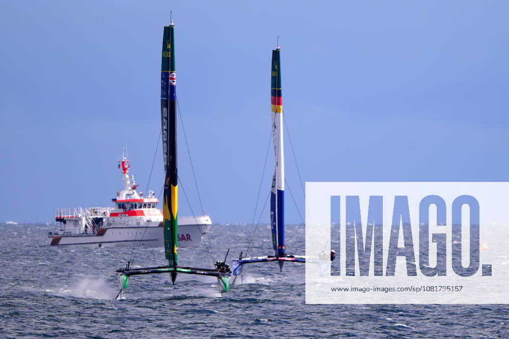 GER, Sail GP, Rockwool Germany Sail Grand Prix, Sassnitz, August 22–23, 2026, Germany, Saturday, August 23, 2026, Race Day 2, BONDS FLYING ROOS Sail GP Team Australia Driver Tom Slingsby, GERMANY BY DEUTSCHE BANK Sail GP Team Germany Driver Erik Kosegarten Heil, GER, Sail GP, Rockwool Germany Sail Grand Prix, Sassnitz, August 22–23, 2026, Germany, Saturday, August 23, 2026, Race Day 2,