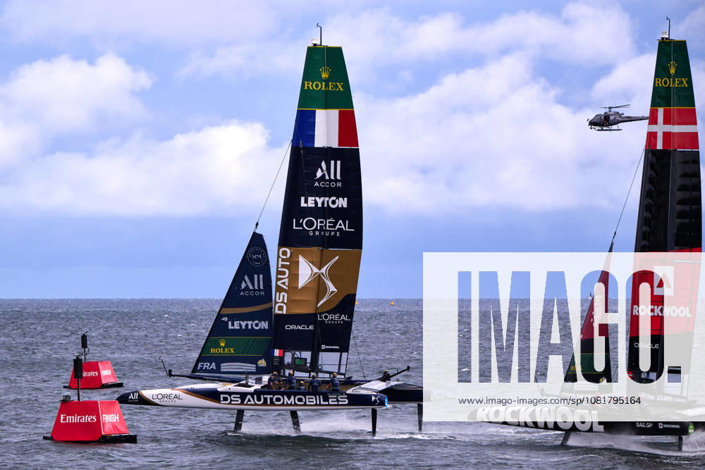 GER, Sail GP, Rockwool Germany Sail Grand Prix, Sassnitz, August 22–23, 2026, Germany, Saturday, August 23, 2026, Race Day 2, DS AUTOMOBILES FRA Sail GP Team France Driver Quentin Delapierre, ROCKWOOL RACING Sail GP Team Denmark Driver Nicolai Sehested, GER, Sail GP, Rockwool Germany Sail Grand Prix, Sassnitz, August 22–23, 2026, Germany, Saturday, August 23, 2026, Race Day 2,