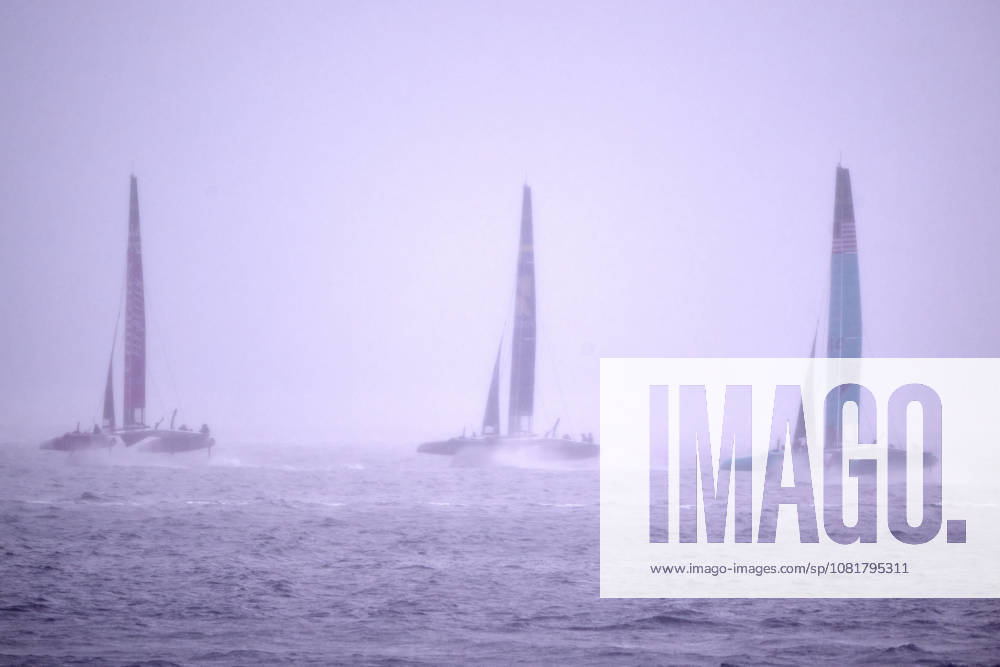 GER, Sail GP, Rockwool Germany Sail Grand Prix, Sassnitz, August 22–23, 2026, Germany, Saturday, August 23, 2026, Race Day 2, EMIRATES GBR Sail GP Team Great Britain, Driver Dylan Fletcher; ARTEMIS Sail GP Team Sweden, Driver Nathan Outteridge; U.S. SAIL GP TEAM United States, Driver Taylor Canfield; GER, Sail GP, Rockwool Germany Sail Grand Prix, Sassnitz, August 22–23, 2026, Germany, Saturday, August 23, 2026, Race Day 2,