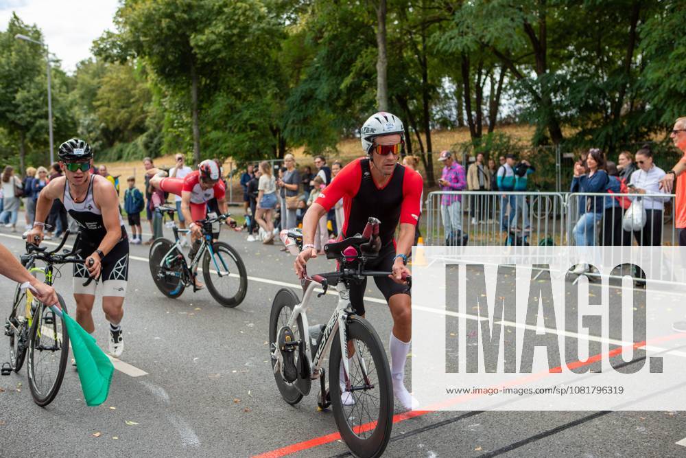 More than 2,600 athletes compete in inaugural IRONMAN 70.3 Leipzig LEIPZIG, GERMANY AUGUST 23, 2026: Athletes compete in the inaugural IRONMAN 70.3 Leipzig in Leipzig, Germany, on August 23, 2026, marking the first edition of the middle-distance triathlon held in the city. More than 2,600 athletes from Germany and abroad took part in the event, which combines swimming, cycling and running, as spectators gathered along the course to watch the competition. Leipzig Saxony Germany