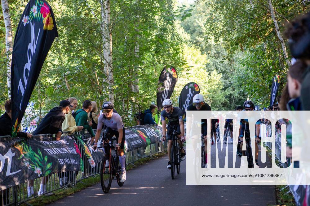 More than 2,600 athletes compete in inaugural IRONMAN 70.3 Leipzig LEIPZIG, GERMANY AUGUST 23, 2026: Athletes compete in the inaugural IRONMAN 70.3 Leipzig in Leipzig, Germany, on August 23, 2026, marking the first edition of the middle-distance triathlon held in the city. More than 2,600 athletes from Germany and abroad took part in the event, which combines swimming, cycling and running, as spectators gathered along the course to watch the competition. Leipzig Saxony Germany