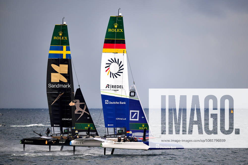 GER, Sail GP, Rockwool Germany Sail Grand Prix, Sassnitz, August 22–23, 2026, Germany, Saturday, August 23, 2026, Race Day 2, ARTEMIS Sail GP Team Sweden Driver Nathan Outteridge, GERMANY BY DEUTSCHE BANK Sail GP Team Germany Driver Erik Kosegarten Heil, GER, Sail GP, Rockwool Germany Sail Grand Prix, Sassnitz, August 22–23, 2026, Germany, Saturday, August 23, 2026, Race Day 2,