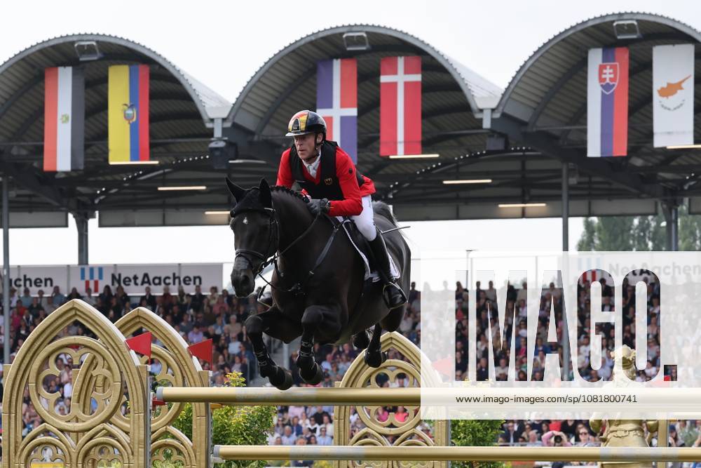 Marcus Ehning (GER), Germany, riding Coolio 42, FEI Jumping World Championship Third Competition Individual Final LONGINES Prize, Longines Prize, Course Walk, Jumping, AACHEN FEI World Championships 2026, World Equestrian Festival Final, 2026 World Equestrian Championships, Aachen 2026, Welcome Home 2026, Aachen Soers, August 11–23, 2026, Equestrian Sports, August 23, 2026, Aachen, Aachener Soers, Germany