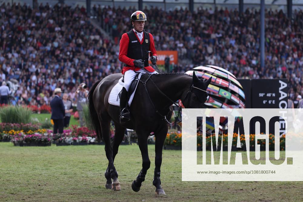 Marcus Ehning (GER), Germany, riding Coolio 42, FEI Jumping World Championship Third Competition Individual Final LONGINES Prize, Longines Prize, Course Walk, Jumping, AACHEN FEI World Championships 2026, World Equestrian Festival Final, 2026 World Equestrian Championships, Aachen 2026, Welcome Home 2026, Aachen Soers, August 11–23, 2026, Equestrian Sports, August 23, 2026, Aachen, Aachener Soers, Germany