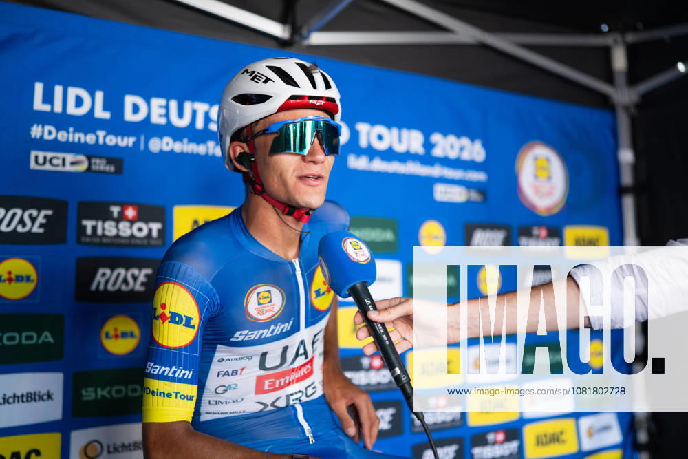 Lidl Germany Tour, Stage 4, August 23, 2026 Isaac del Toro (MEX), UAE Team Emirates (XRG), Heilbronn, Germany