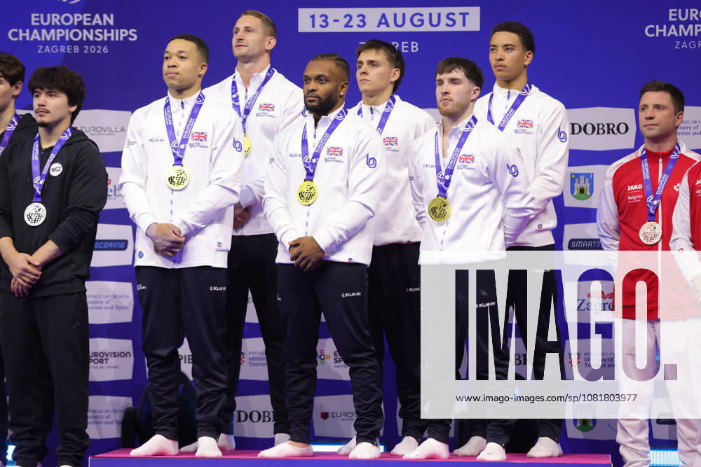 GBR after the senior team final at the 2026 European Championships in Zagreb