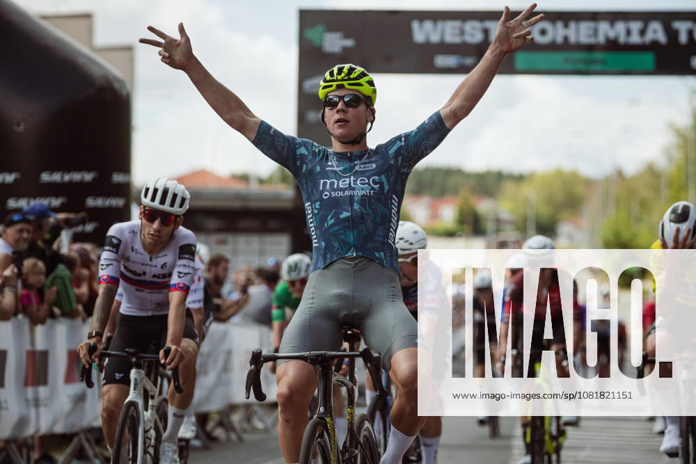 West Bohemia Tour 2026, stage 3, Road cycling, Rad, Radsport, Strasse Danijel Agricola (Metec - SOLARWATTb Mantel) wins, on August 23, 2026, Pilsen, Czechia. (CTKxPhoto JanxBrychta) CTKPhotoF202608230005501 CTKPhotoF202608230005501