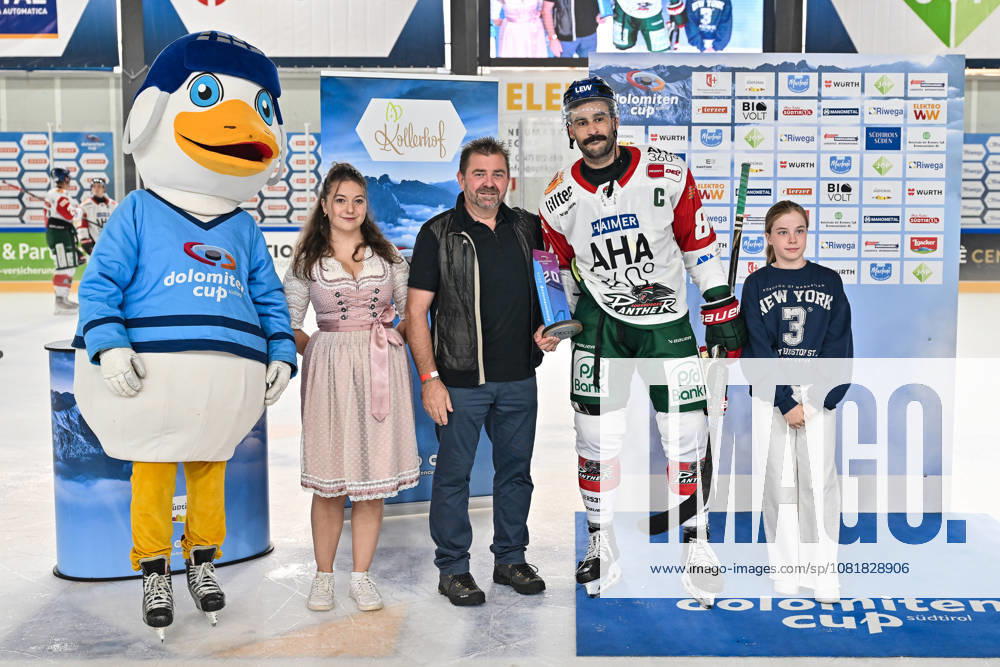 Dolomites Cup 2026 Eisbären Berlin vs. Augsburger Panther August 23, 2026 NEUMARKT, ITALY August 23. Pictured: Trevor PARKES, Augsburger Panther 84, after the exhibition game between the Eisbären Berlin and the Augsburger Panther at the Dolomiten Cup in the Würth Arena in Neumarkt