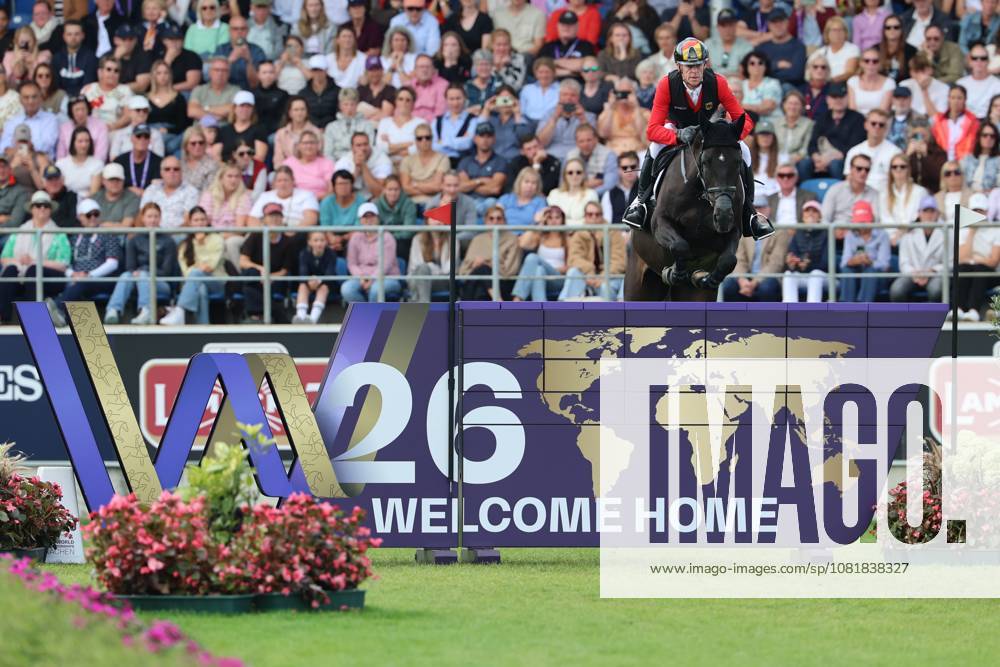Marcus Ehning (GER), Germany, riding Coolio 42 at the World Jumping Championships, World Wall Championships, World Obstacle Championships, Show Jumping, FEI Jumping World Championship, FEI Jumping World Championship, Individual Final, Longines Prize, Longines Award, Individual Final, Jumping, AACHEN FEI World Championships 2026, World Festival of Equestrian Sports, 2026 Equestrian World Championships, Aachen 2026, Welcome Home 2026, Aachen Soers, August 11–23, 2026, Equestrian Sports, August 23, 2026, Aachen Soers, Germany