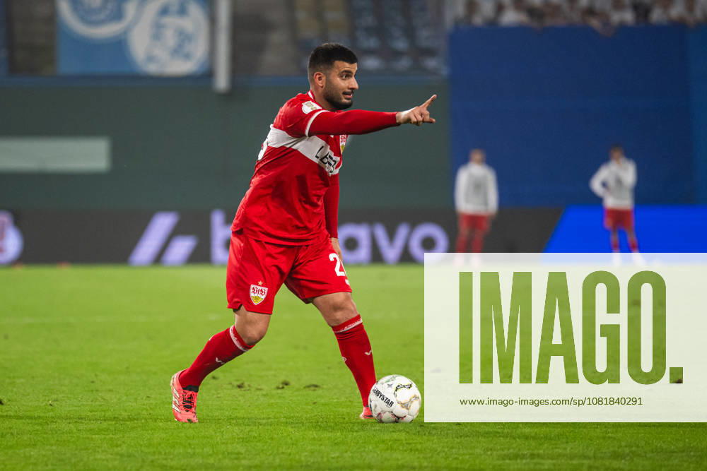 Rostock, Germany, August 21, 2026; 2026–2027 DFB Cup, First Round: FC Hansa Rostock vs. VfB Stuttgart. Pictured: Deniz Undav of VfB Stuttgart. DFB and DFL regulations prohibit any use of photographs as image sequences and or quasi-video.