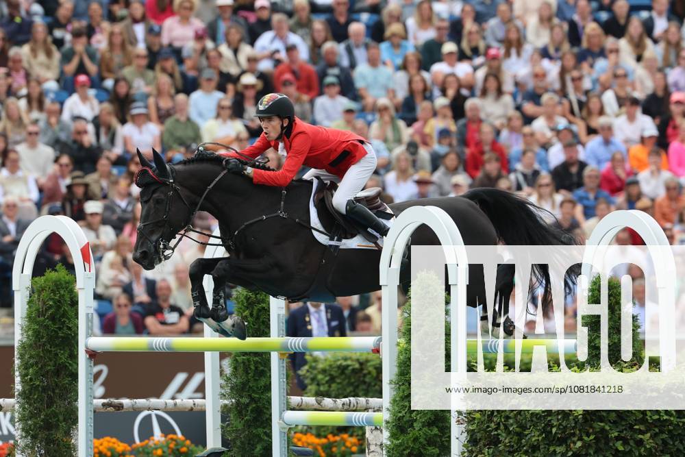 World Championship silver medalist Thibeau Spits (BEL, Belgium) riding Impress K vaunt Kattenheye Z, Show Jumping, FEI Jumping World Championship, FEI Jumping World Championship, Individual Final, Longines Prize, Jumping, AACHEN FEI World Championships 2026, World Festival of Equestrian Sports, 2026 World Equestrian Games, Aachen 2026, Welcome Home 2026, Aachen Soers, August 11–23, 2026, Equestrian Sports, August 23, 2026, Aachen Soers, Germany