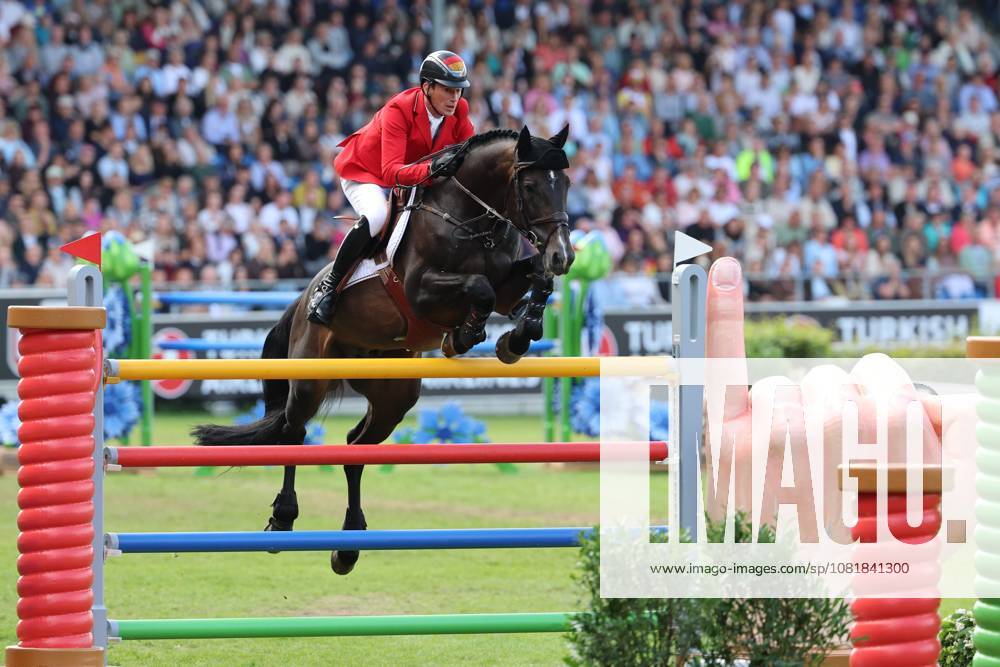 Jumping: Daniel Deusser (GER, Germany) on Otello de Guldenboom, Jumping, FEI Jumping World Championship, FEI Jumping World Championship, Individual Final, Longines Prize, Jumping, AACHEN FEI World Championships 2026, World Equestrian Festival, 2026 World Equestrian Games, Aachen 2026, Welcome Home 2026, Aachen Soers, August 11–23, 2026, Equestrian Sports, August 23, 2026, Aachen Soers, Germany