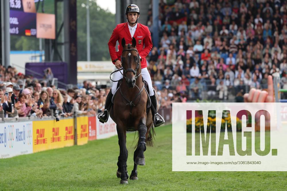 Richard Vogel (GER), Germany, riding United Touch S; frustration and disappointment; current European Champion and winner of the 2026 Rolex Grand Prix at CHIO Aachen; show jumping; FEI Jumping World Championship; FEI Jumping World Championship; Individual Final; Longines Prize, Longines Prize, Individual Final, Jumping, AACHEN FEI World Championships 2026, World Festival of Equestrian Sports, 2026 Equestrian World Championships, Aachen 2026, Welcome Home 2026, Aachen Soers, August 11–23, 2026, Equestrian Sports, August 23, 2026, Aachen Soers, Germany