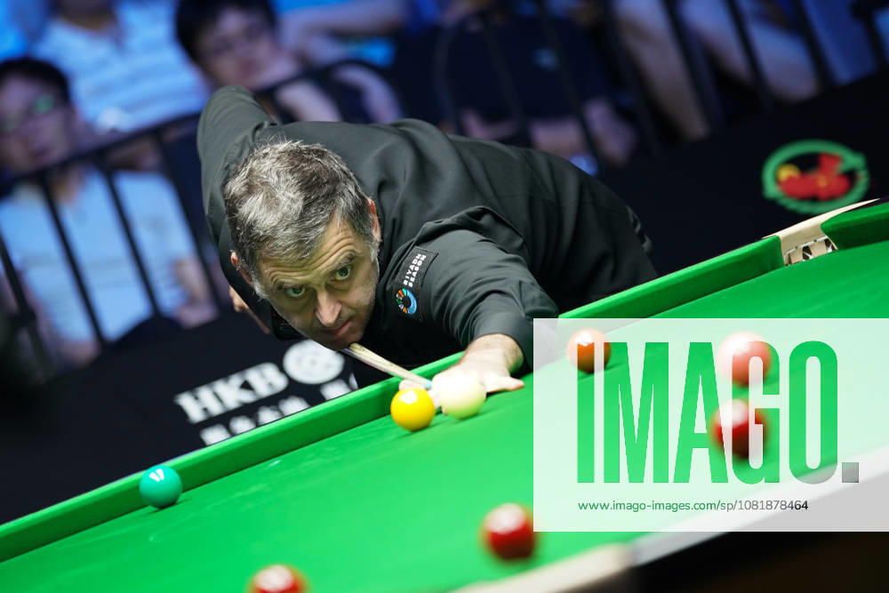 Ronnie O Sullivan of England plays a shot in the second round match against Ashley Carty of England on day 2 of Wuhan Open 2026 at the Optics Valley Gymnasium of Huazhong University of Science and Technology on August 24, 2026 in Wuhan, Hubei Province of China.