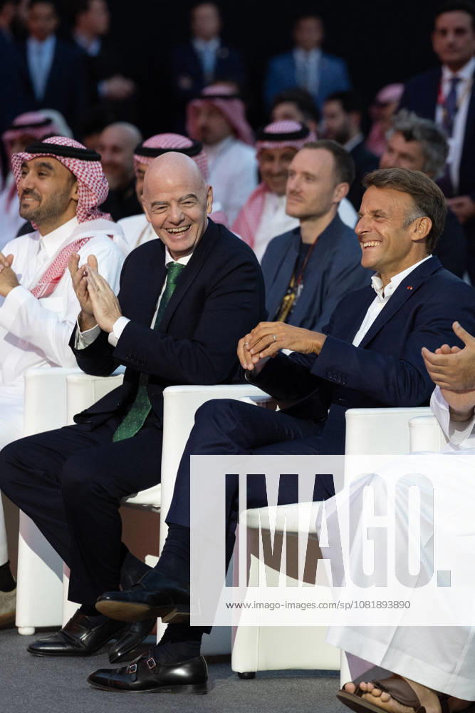 Emmanuel Macron And Mohammed Bin Salman Attend Esports World Cup Closing Ceremony - Paris French President Emmanuel Macron and the Crown Prince and Saudi Arabia s Crown Prince Mohammed bin Salman MBS and President of FIFA Gianni Infantino attend the closing ceremony of the Esports World Cup at the Grand Palais in Paris, France, on August 23, 2026. Photo by Raphael Lafargue ABACAPRESS.COM Paris Ile-de-France France