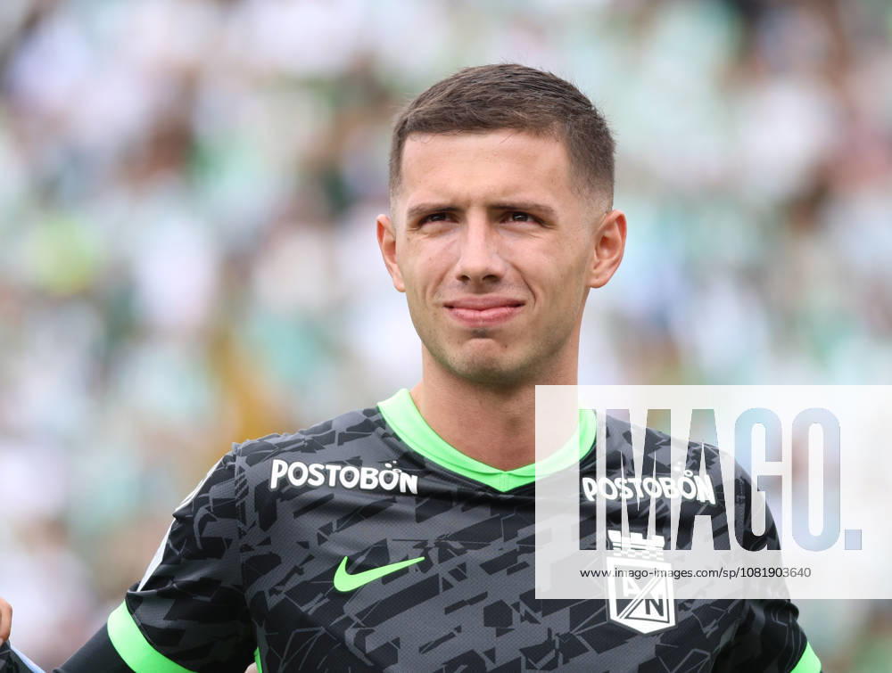Fortaleza FC Vs Atletico Nacional - BetPlay DIMAYOR League Simon Garcia of Atletico Nacional during the match between Fortaleza F.C. and Atletico Nacional on Matchday 6 of the 2026 BetPlay DIMAYOR II League, played at El Campin Stadium in Bogota, Colombia. Bogota Colombia