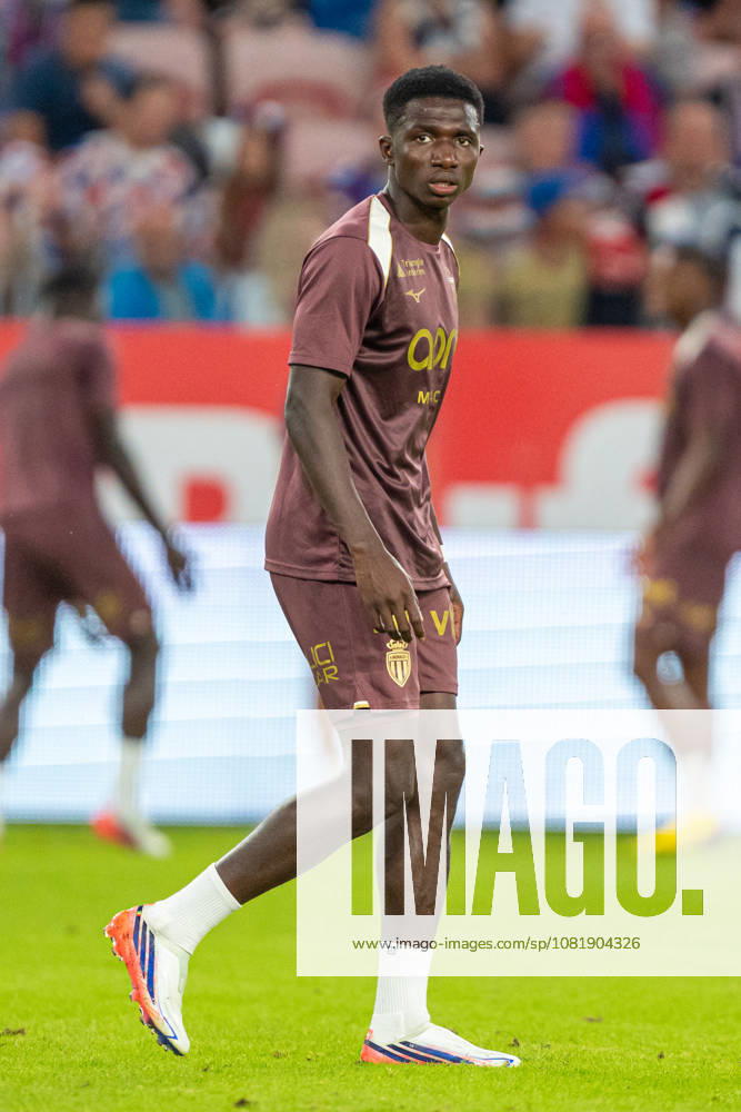 Lamine Camara seen during UEFA Conference League 2026 27 4th qualifying round 1st leg match between teams of Gornik Zabrze and AS Monaco (Kazimierz Koper Ball Raw Images) Zabrze Arena Zabrze Poland