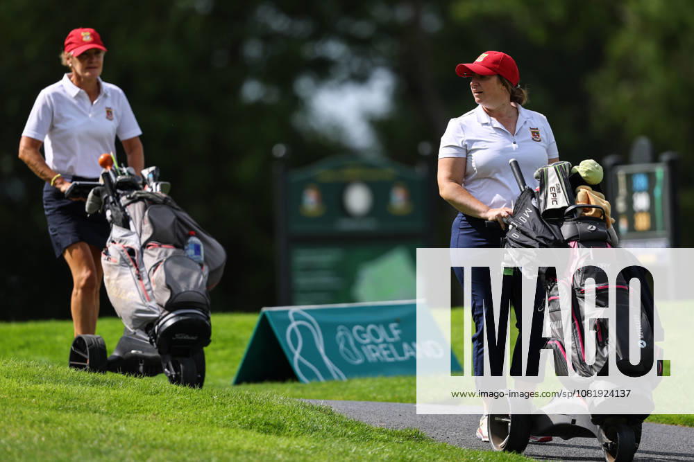 REPRO FREE *PRESS RELEASE NO REPRODUCTION FEE* Australian Spoons All-Ireland Final, Longford Golf Club, Longford 24 8 2026 The Killarney team walk to the first teebox The Killarney team walk to the first teebox 24 8 2026