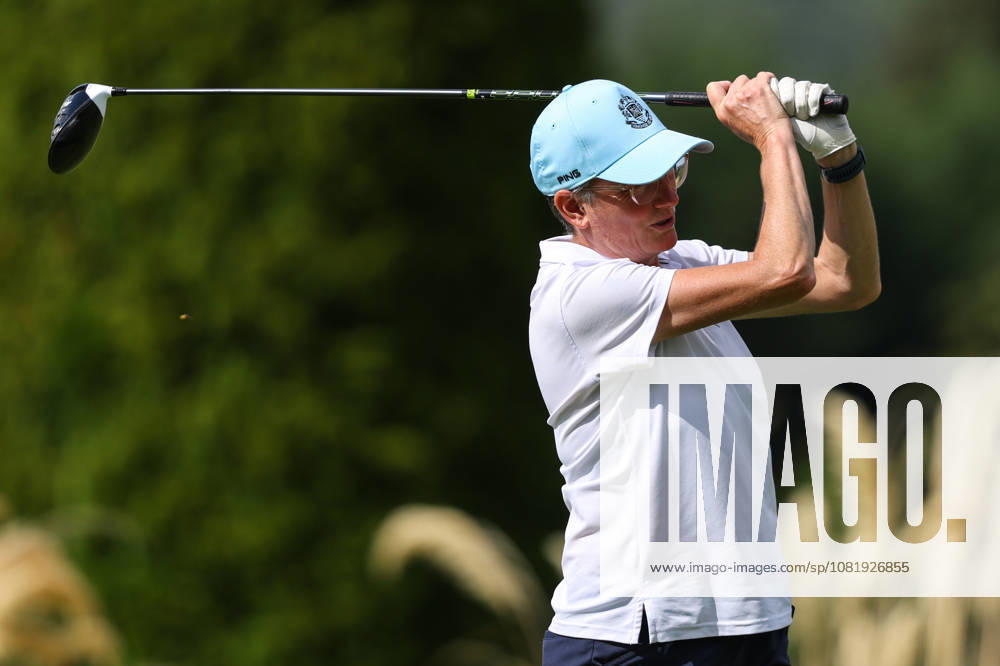 REPRO FREE *PRESS RELEASE NO REPRODUCTION FEE* Australian Spoons All-Ireland Final, Longford Golf Club, Longford 24 8 2026 A member of the Donaghadee team tees off the first A member of the Donaghadee team tees off the first 24 8 2026