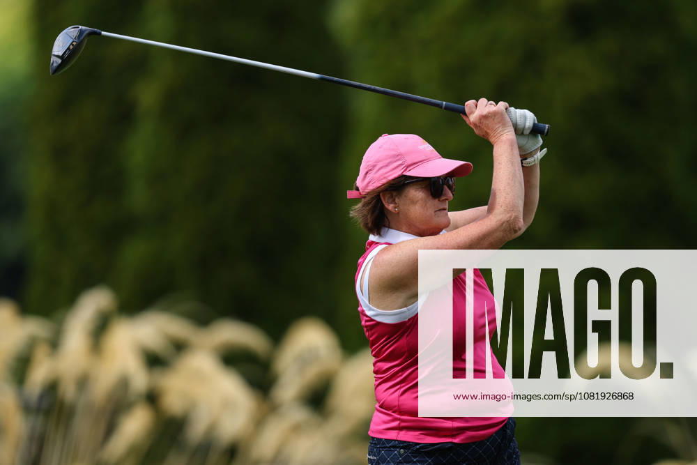 REPRO FREE *PRESS RELEASE NO REPRODUCTION FEE* Australian Spoons All-Ireland Final, Longford Golf Club, Longford 24 8 2026 A member of the Galway team tees off the first A member of the Galway team tees off the first 24 8 2026