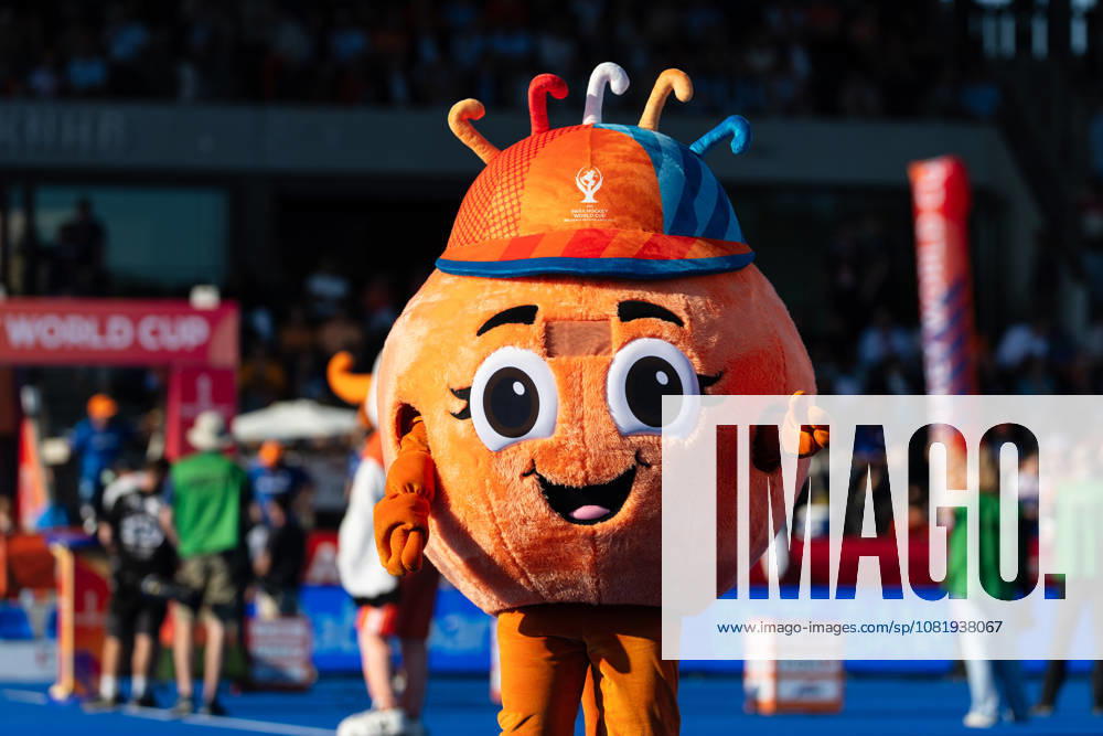 FIH Hockey World Cup: Netherlands v England AMSTELVEEN, NL - AUGUST 24: Mascot of The FIH World Cup during the FIH Hockey World Cup match between Netherlands and England at Wagener Stadion on August 24, 2026 in Amstelveen, Netherlands. Amstelveen Wagener Stadion Netherlands Content not available for redistribution in The Netherlands directly or indirectly through any third parties.