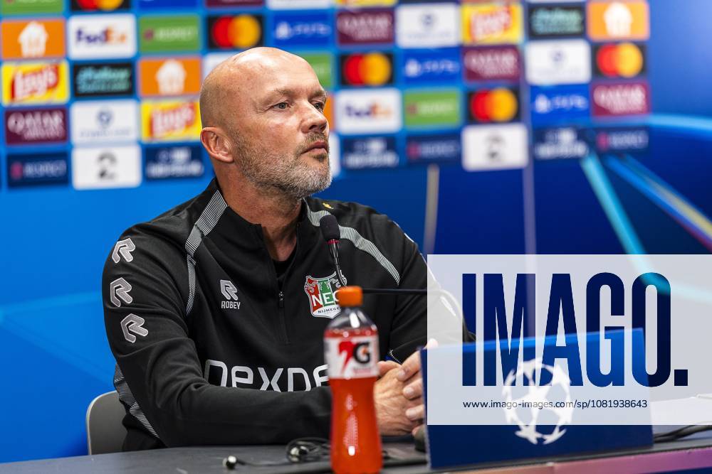, Aspmyra Stadion , Champions League , season 2026 2027 , press conference, PK, Pressekonferenz NEC in Bodo , picture shows , NEC coach Dick Schreuder Press conference NEC Bodo x206022298x