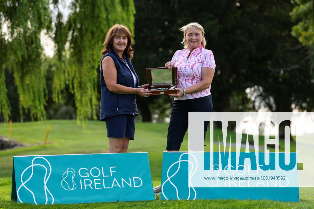REPRO FREE *PRESS RELEASE NO REPRODUCTION FEE* Australian Spoons All-Ireland Final, Longford Golf Club, Longford 24 8 2026 Australian Spoons All-Ireland Winners Audrey OHagan and Carmel Quinn Audrey OHagan and Carmel Quinn 24 8 2026