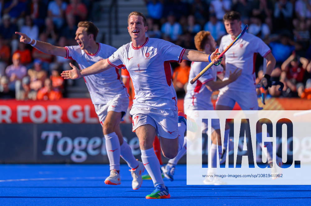Hockey World Cup Day Ten England make a quick fire opening as Stuart Rushmere scores his first goal during the crucial Pool E match against Netherlands in the 2026 FIH Hockey World Cup at Wagener Stadium, Amstelveen 24 08 2026 UK Newspapers OUT