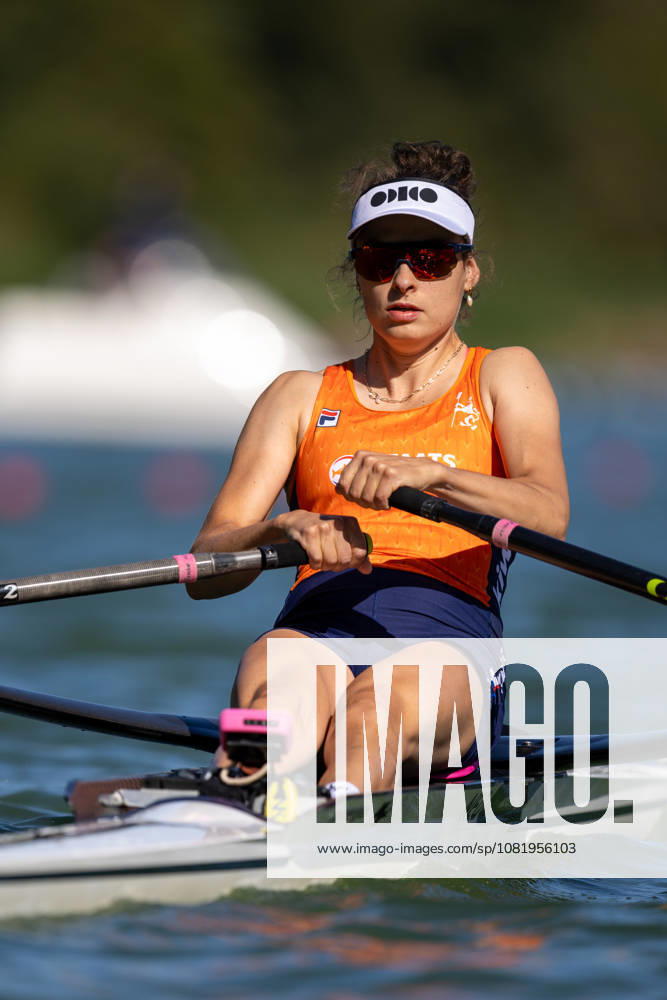 24th August 2026; Bosbaan, Amsterdam, Holland, Netherlands; 2026 World Rowing Championships, Day One; Heat Race; Netherlands Lightweight Womens Single Sculls (LW1x) with Femke van de Vliet AnthonyxBenoit