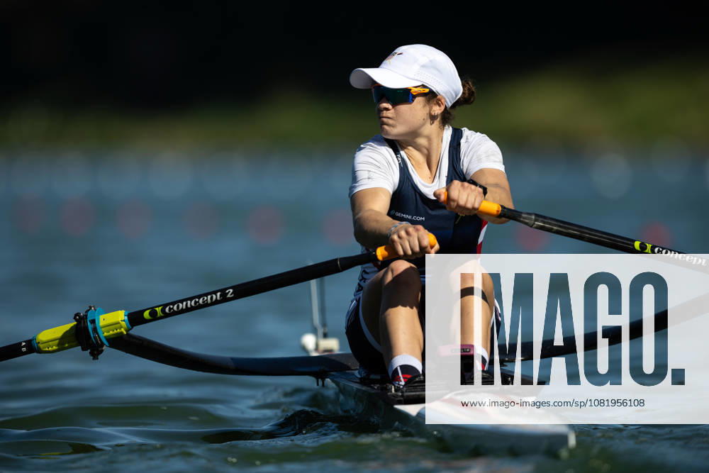 24th August 2026; Bosbaan, Amsterdam, Holland, Netherlands; 2026 World Rowing Championships, Day One; Heat Race; United States Lightweight Womens Single Sculls (LW1x) with Claire Friedlander AnthonyxBenoit