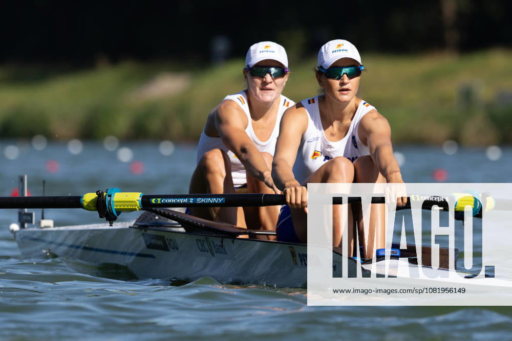24th August 2026; Bosbaan, Amsterdam, Holland, Netherlands; 2026 World Rowing Championships, Day One; Heat Race; Romania Womens Pair (W2-) with Adriana Adam and Simona Radis AnthonyxBenoit