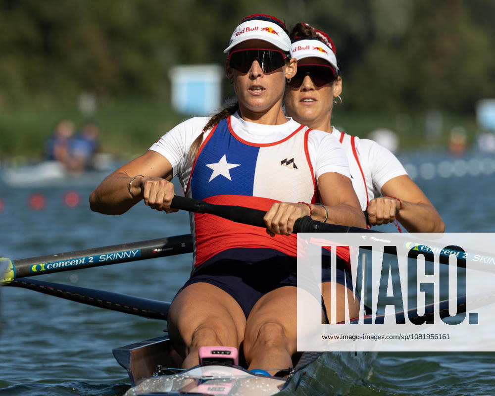24th August 2026; Bosbaan, Amsterdam, Holland, Netherlands; 2026 World Rowing Championships, Day One; Heat Race; Chile Womens Pair (W2-) with Melita Abraham and Antonia Abraham AnthonyxBenoit