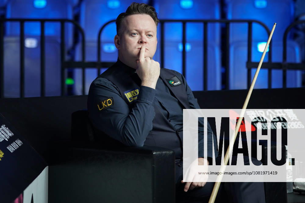 Shaun Murphy of England reacts in the third round match against Pang Junxu of China on day 3 of Wuhan Open 2026 at the Optics Valley Gymnasium of Huazhong University of Science and Technology on August 25, 2026 in Wuhan, Hubei Province of China.