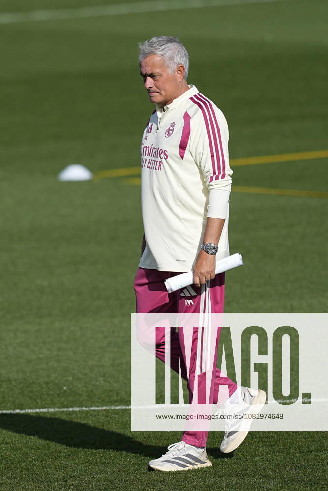 Jose Mourinho during the training day of Real Madrid ahead the Spanish League, LaLiga EA Sports, football match against Real Sociedad at Ciudad Deportiva Real Madrid on August 25, 2026, in Valdebebas, Madrid, Spain. Valdebebas Spain - ZUMAa181 20260825_zaa_a181_006