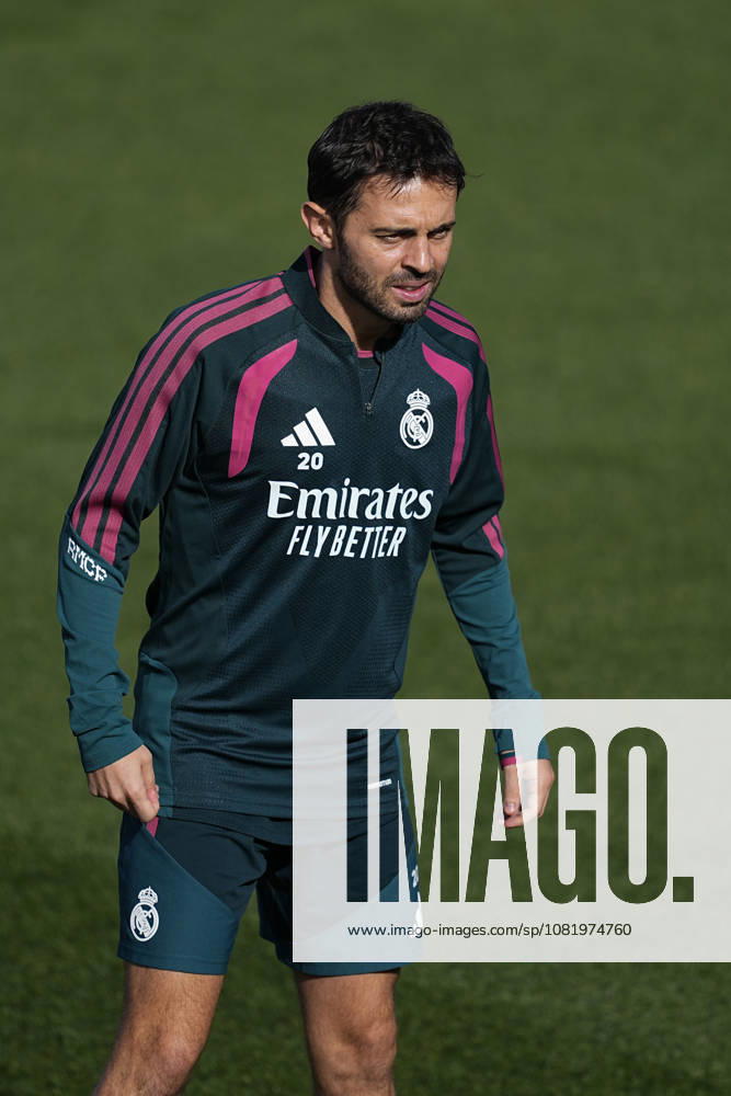 Bernardo Silva during the training day of Real Madrid ahead the Spanish League, LaLiga EA Sports, football match against Real Sociedad at Ciudad Deportiva Real Madrid on August 25, 2026, in Valdebebas, Madrid, Spain. Valdebebas Spain - ZUMAa181 20260825_zaa_a181_012