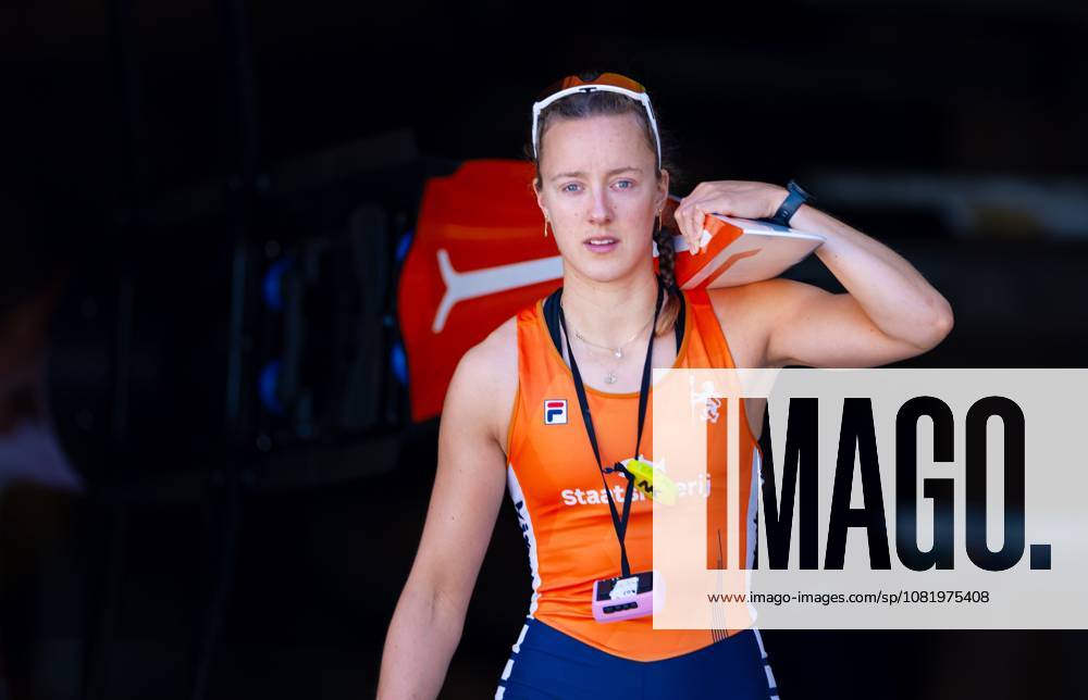 AMSTERDAM - Benthe Boonstra on the second day of the World Rowing Championships at the Bosbaan in the Amsterdam Forest. IRIS VAN DEN BROEK ANP ANPxSportx IVx 566240096 originalFilename: 566240096