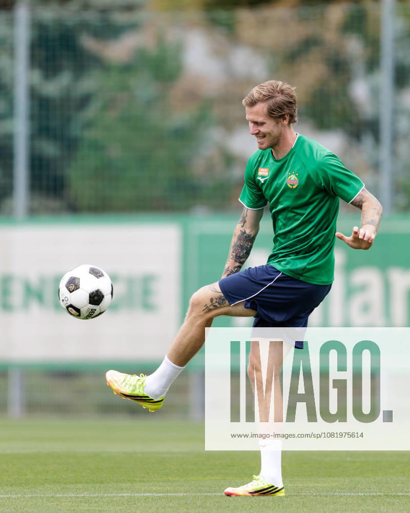 SOCCER - UEFA ECL, Rapid vs Hearts VIENNA,AUSTRIA,25.AUG.26 - SOCCER - UEFA Conference League, play-off, SK Rapid Wien vs Heart of Midlothian FC, preview, training Rapid. Image shows Tonni Adamsen (Rapid). GEPAxpictures Rauthner
