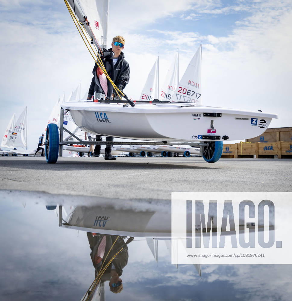 2026 ILCA Laser Men s World Sailing Championships, Dun Laoghaire, Dublin 25 8 2026 A general view of sailors launching ahead of the event A general view of sailors launching ahead of the event 25 8 2026