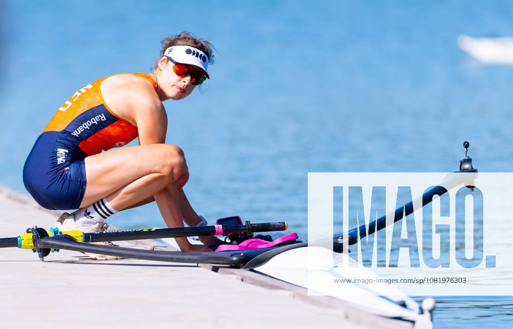 AMSTERDAM - Femke van de Vliet on the second day of the World Rowing Championships at the Bosbaan in the Amsterdam Forest. IRIS VAN DEN BROEK ANP ANPxSportx IVx 566241236 originalFilename: 566241236