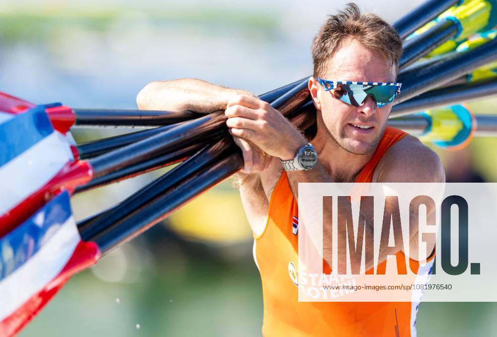 AMSTERDAM - Jan van der Bij during a training session on the second day of the World Rowing Championships at the Bosbaan in the Amsterdam Forest. IRIS VAN DEN BROEK ANP ANPxSportx IVx 566241953 originalFilename: 566241953