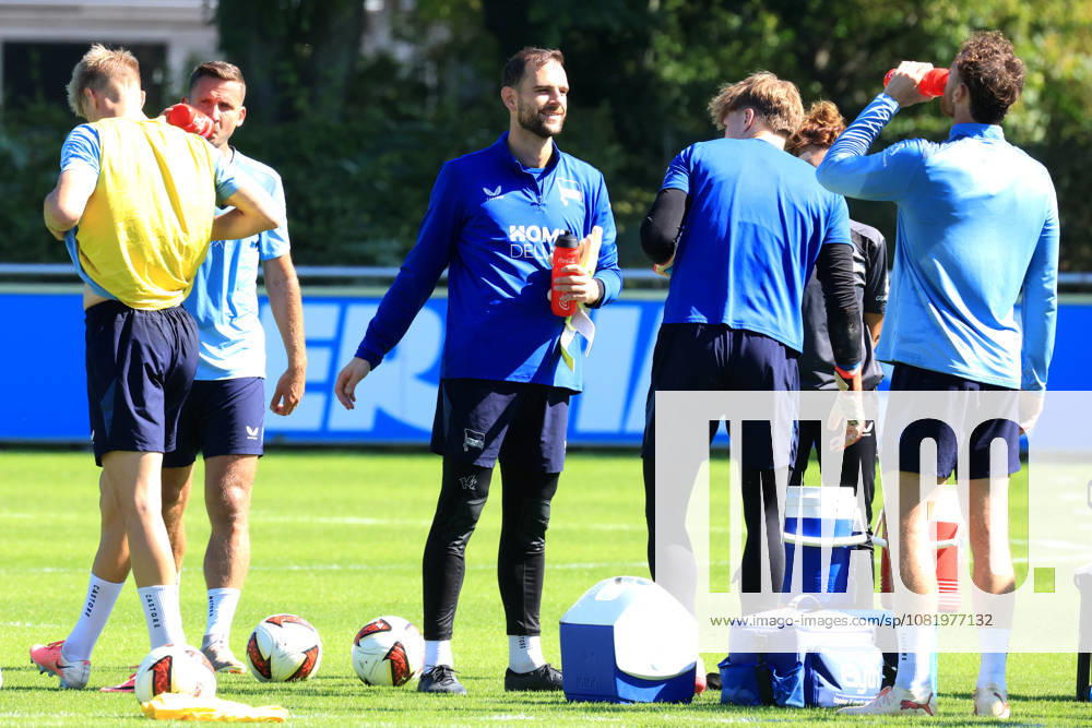 Germany, Soccer, 2. Bundesliga, 2026–2027 Season, Sportforum, Hertha BSC, Training: Marius Gersbeck, Hertha BSC Berlin, 35, 2. Bundesliga, DFB and DFL regulations prohibit any use of photographs as image sequences and or quasi-video. Berlin Sportforum, Berlin, Germany